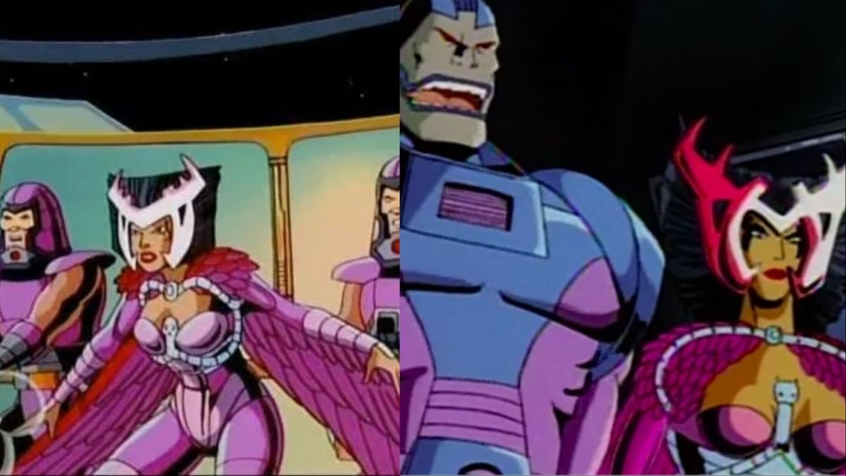 Deathbird's cameos in the X-Men: The Animated Series.
