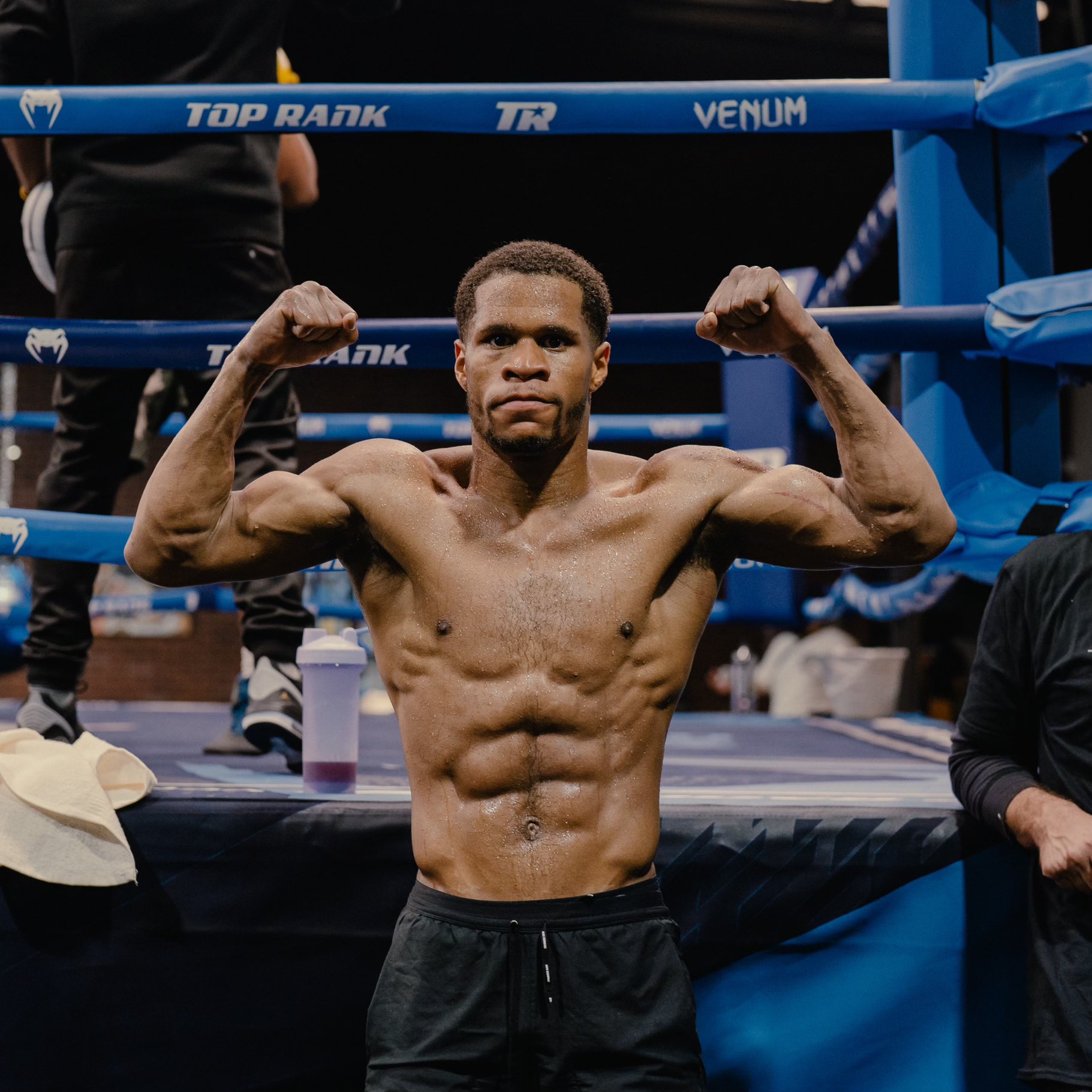 Devin Haney took to Instagram to share snaps of his trip to Mecca