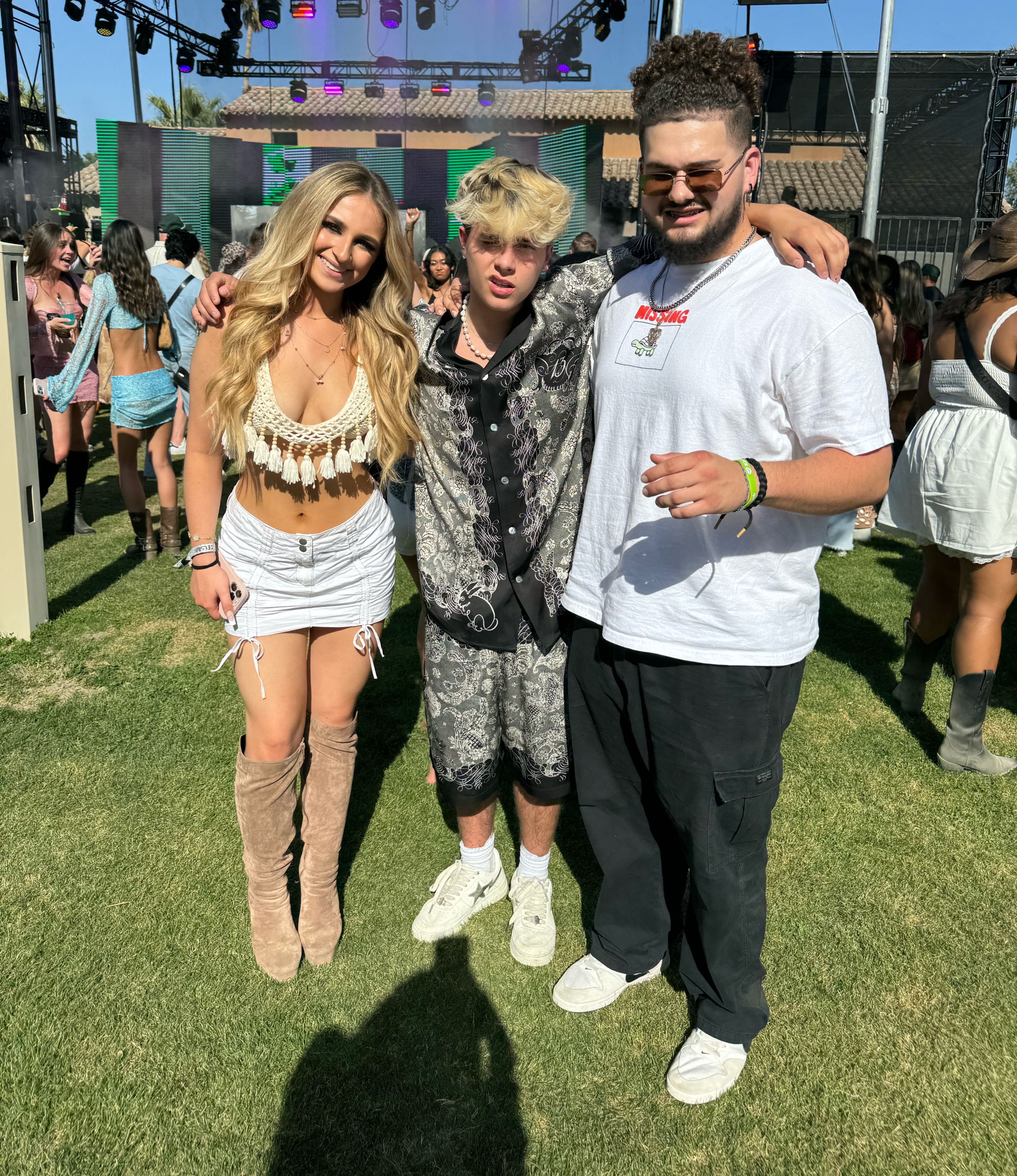 Isabella and Gavin attended the Coachella Valley Music And Arts Festival together