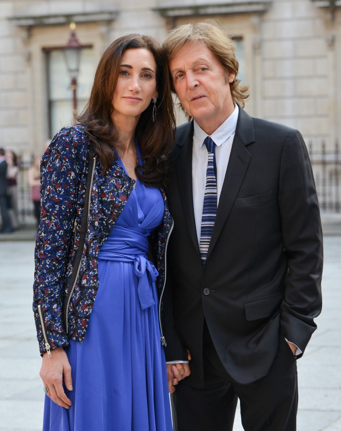  LONDON, UNITED KINGDOM - MAY 23: Nancy Shevell and Sir Paul McCartney attend A Celebration of the Arts at Royal Academy of Arts on May 23, 2012 in London, England. (Photo by Nick Harvey/WireImage)