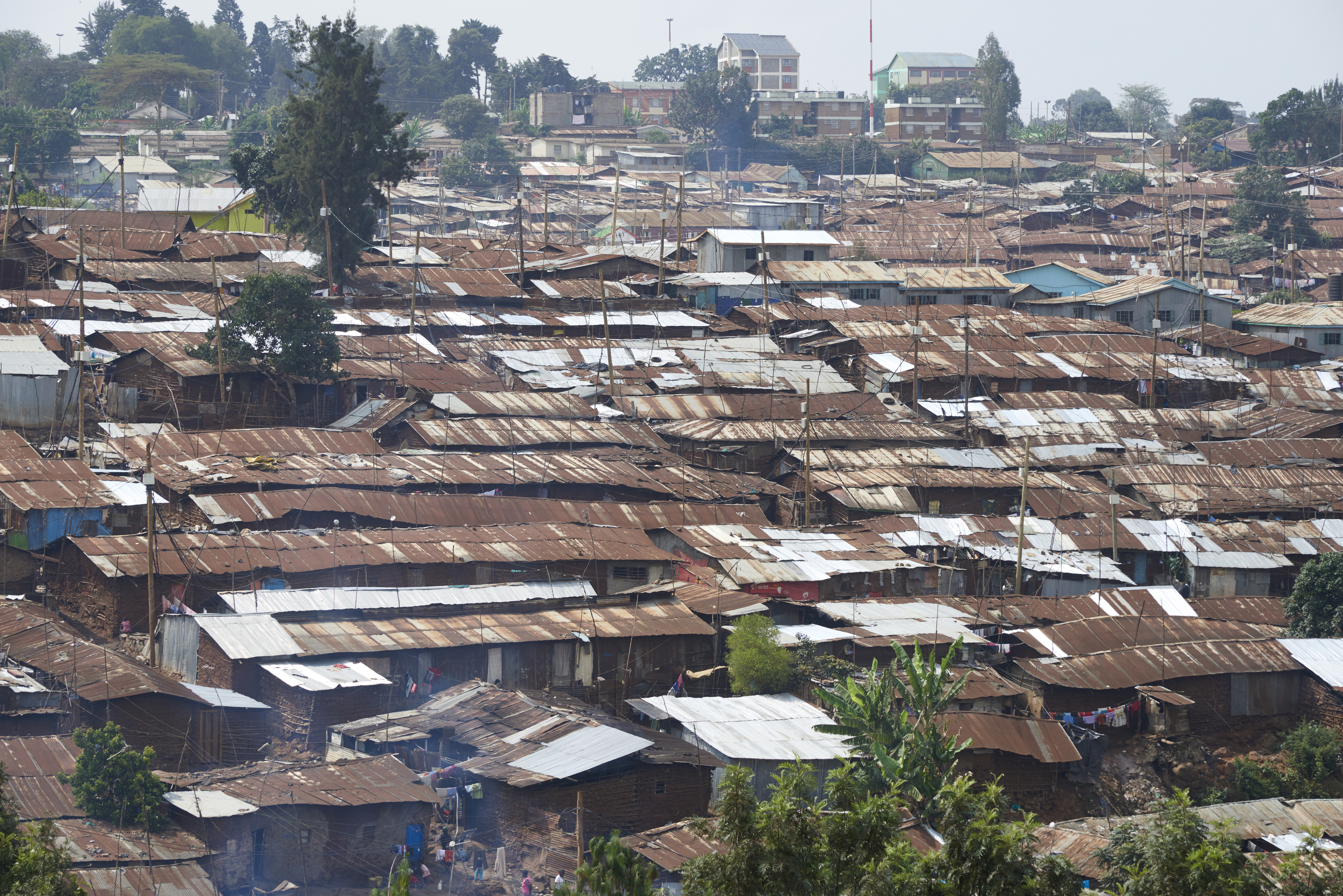 Kibera slum houses 250,000 of Africa's poorest people