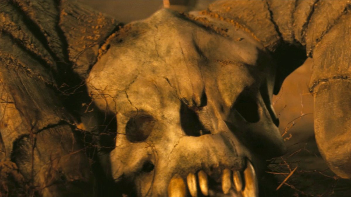 Deathclaw skull in New Vegas from Fallout series