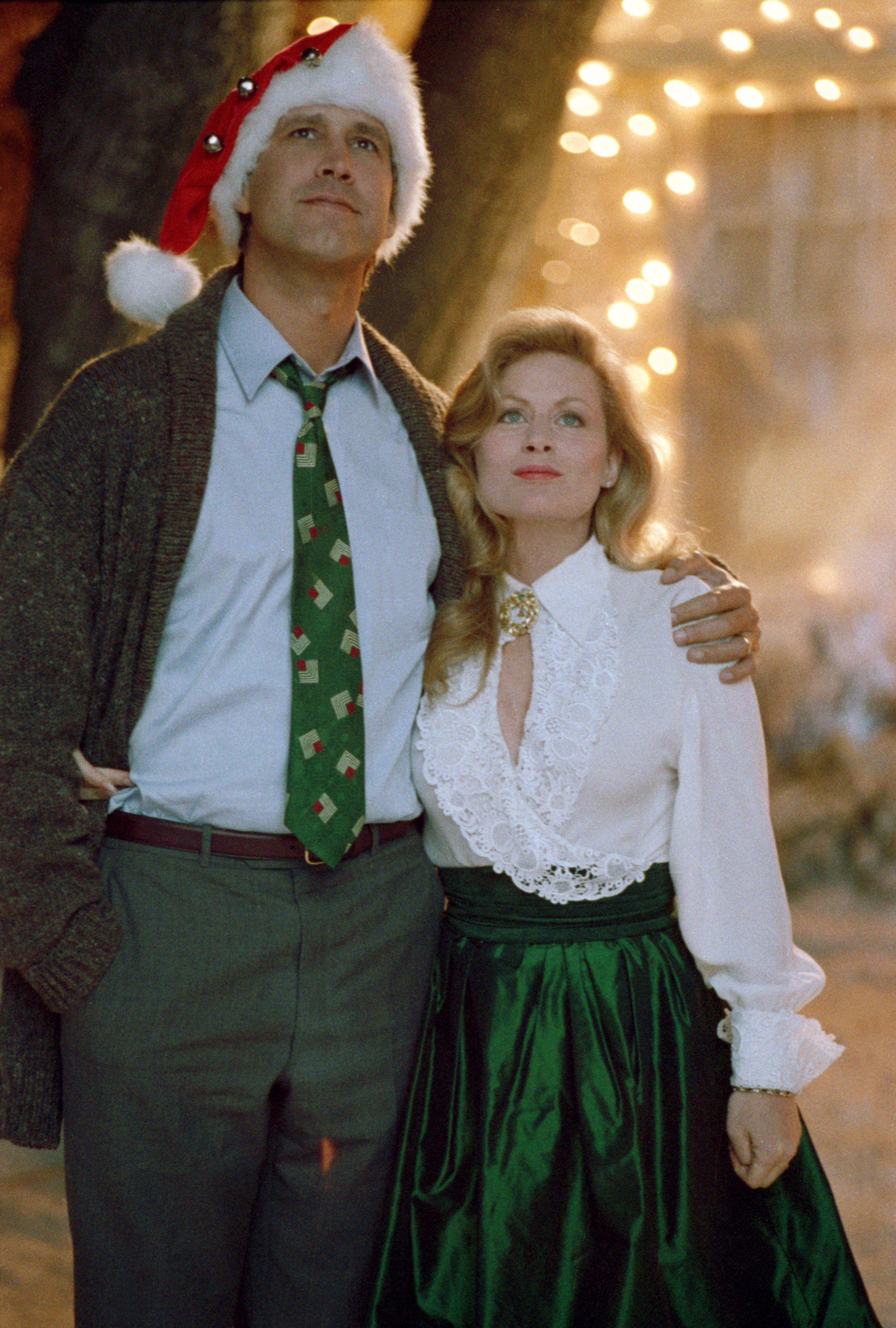 Beverly pictured with Chevy Chase in National Lampoon’s Christmas Vacation