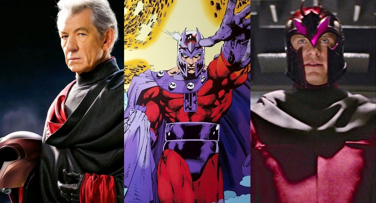 Ian McKellen as Magneto in the first X-Men film, the Jim Lee version of comics Magneto, and Michael Fassbender as the character in X-Men: First Class. We'd love to see this Marvel comics accurate X-Men costume in the MCU.