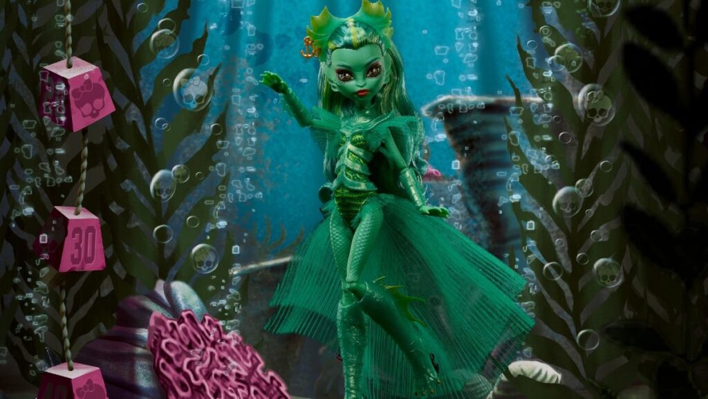 Creature from the Black Lagoon Monster High doll photo in CGI water