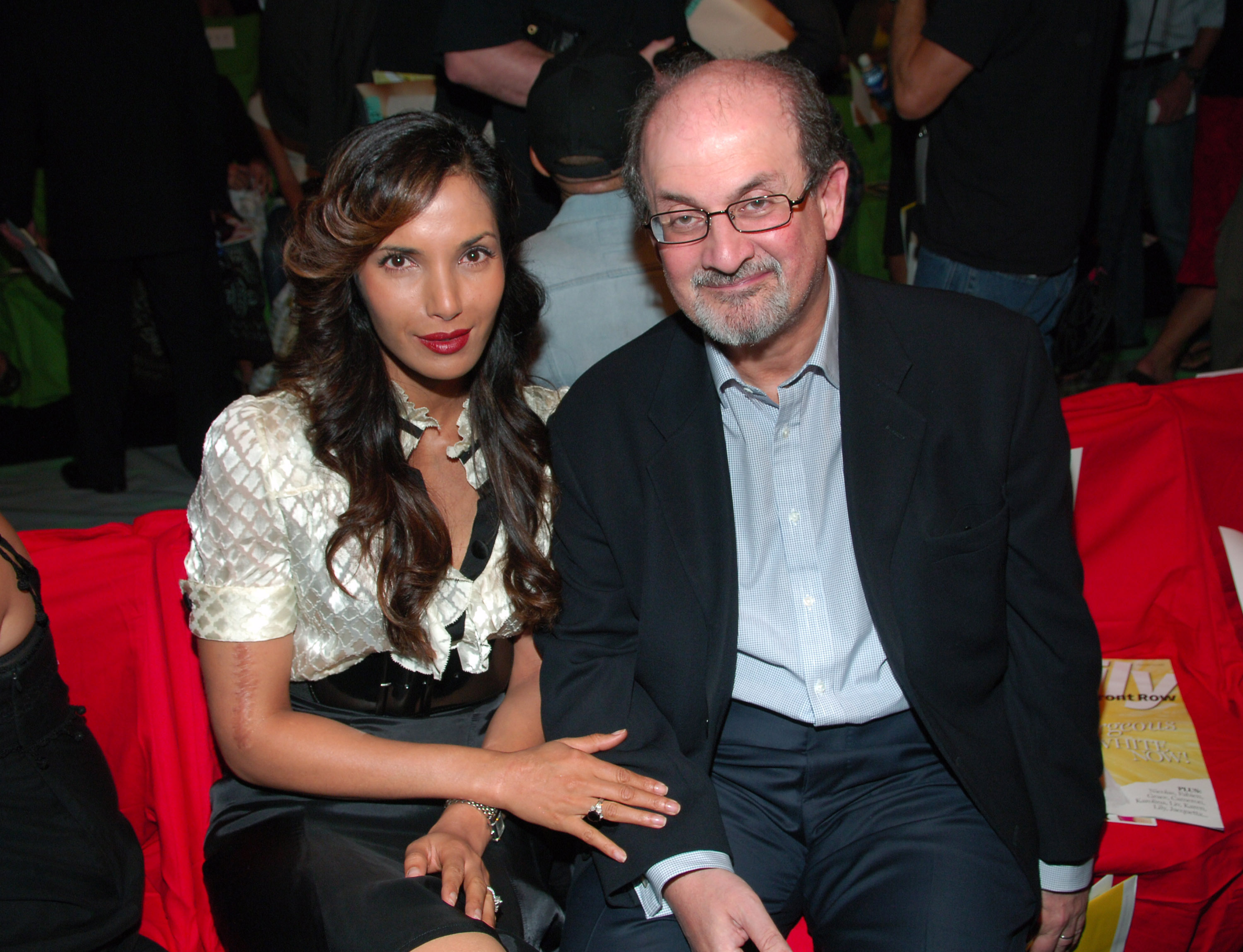 Padma with her ex-husband Salman Rushdie