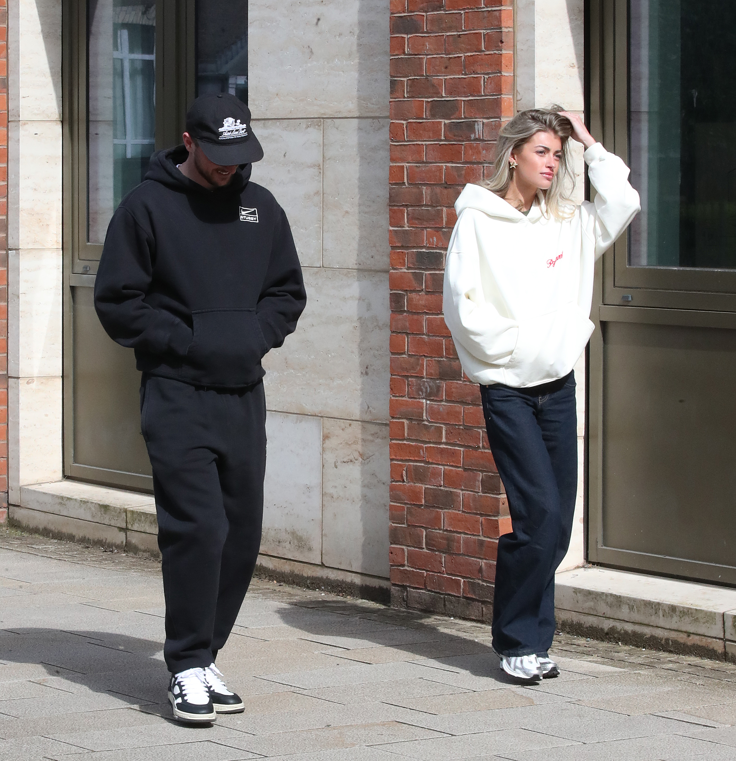She was spotted strolling with the Manchester United ace in Altrincham