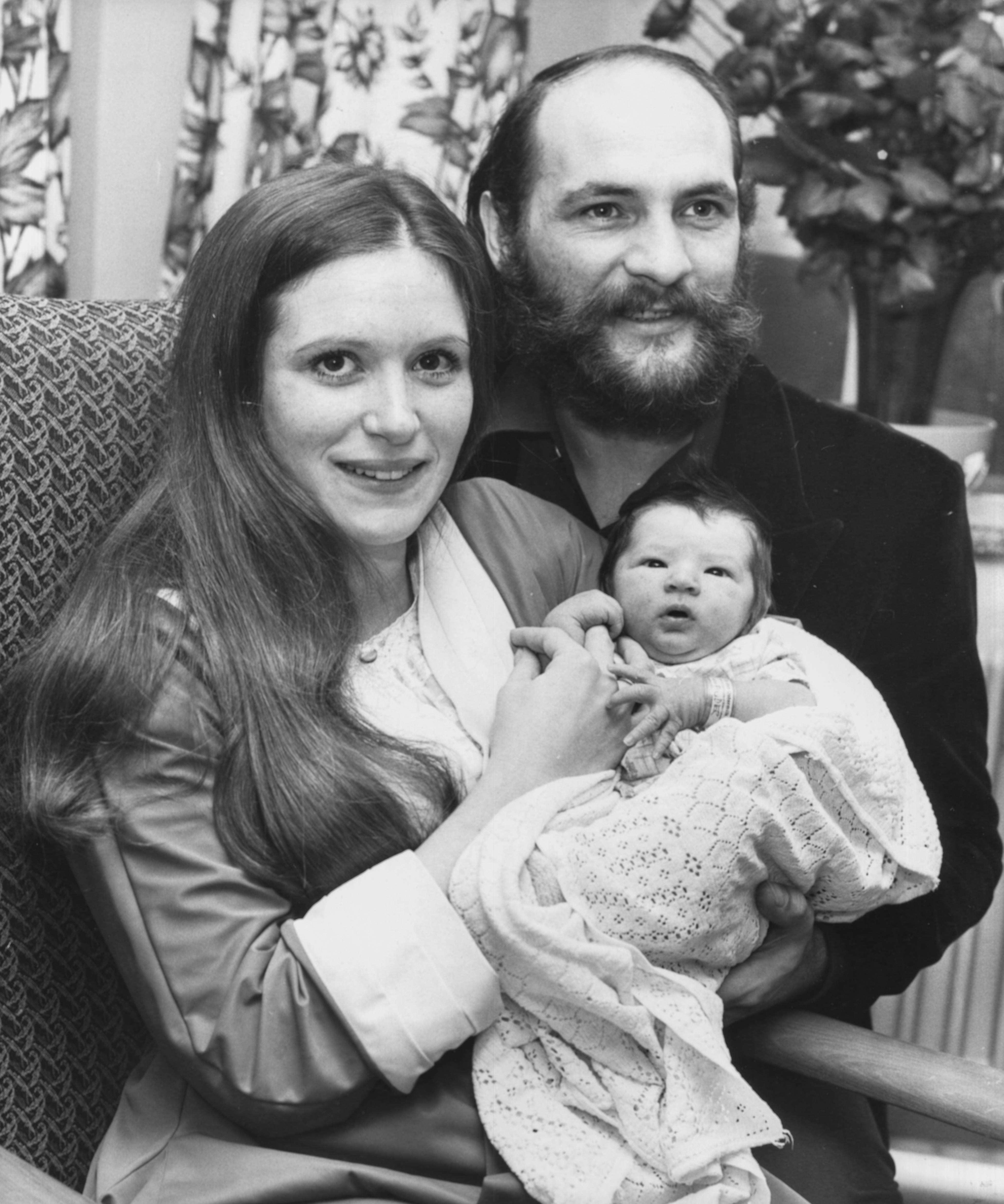 Mike Pinder pictured with his first wife, Donna, and their son, Daniel