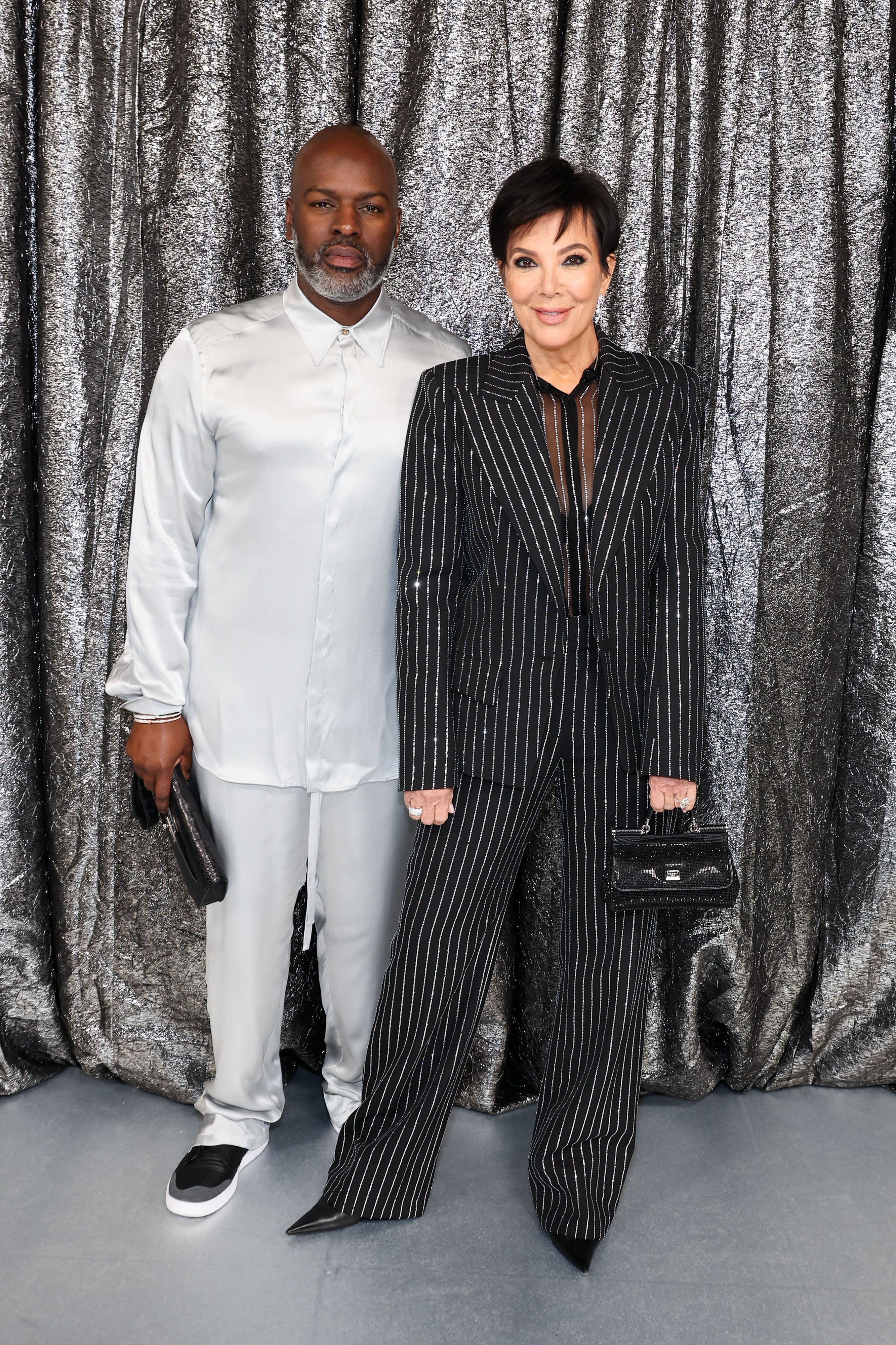 Corey pictured with his girlfriend Kris Jenner at an event in November 2023