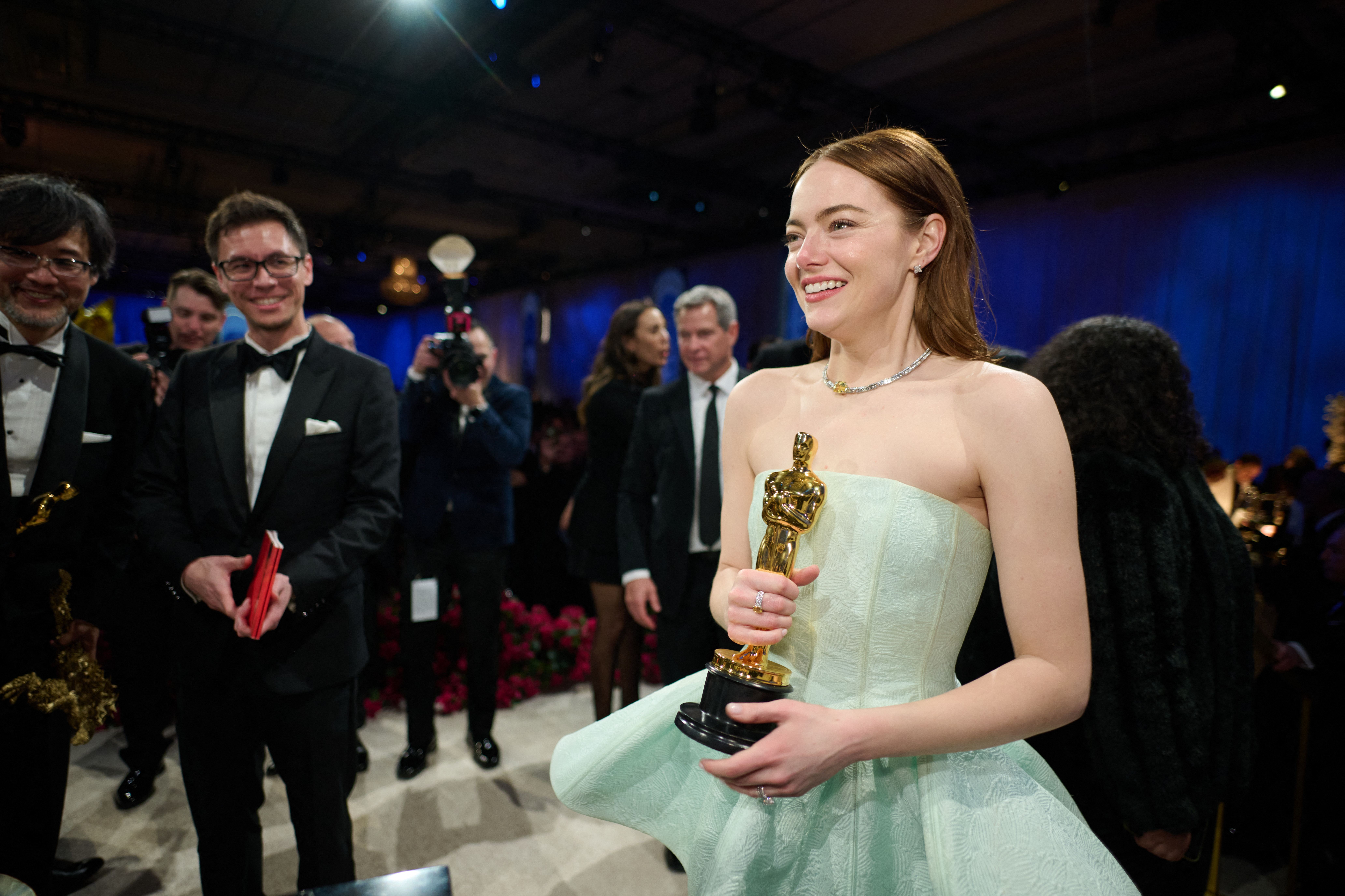 Emma Stone won the Oscar for a second time at the Academy Awards in March 2024