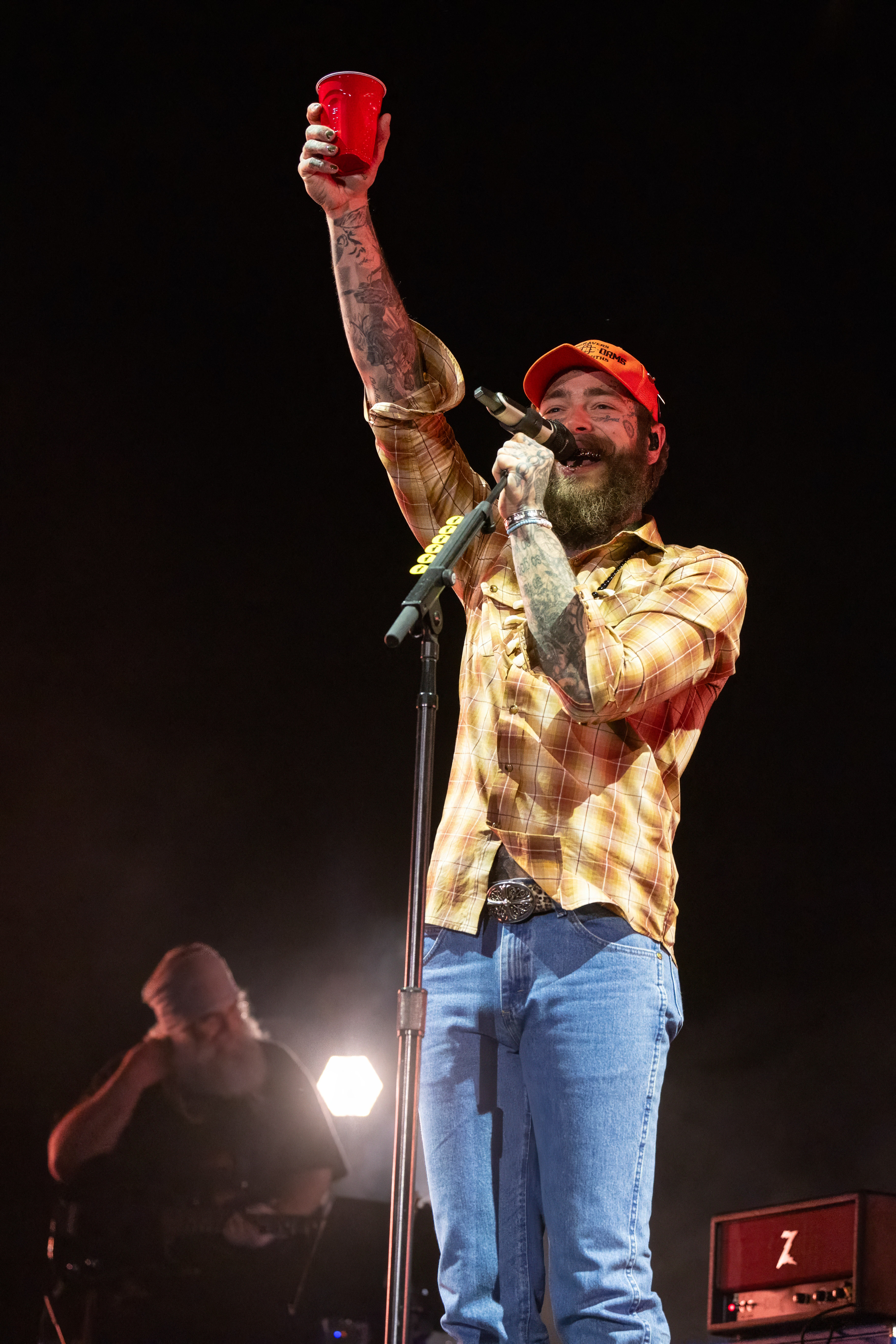Post Malone's casual performance outfits flaunted his drastic weight loss