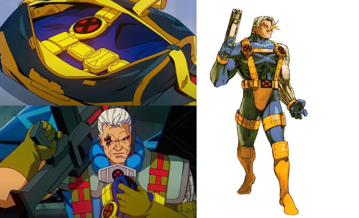 Cable gets a new costume from his son Cyclops in the X-Men '97 trailer, along with Cable's X-Force costume from the comics.