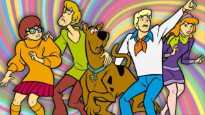 The original Scooby-Doo animated characters.