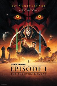 Matt Ferguson's Star Wars: Episode I - The Phantom Menace 25th anniversary poster, regular edition.