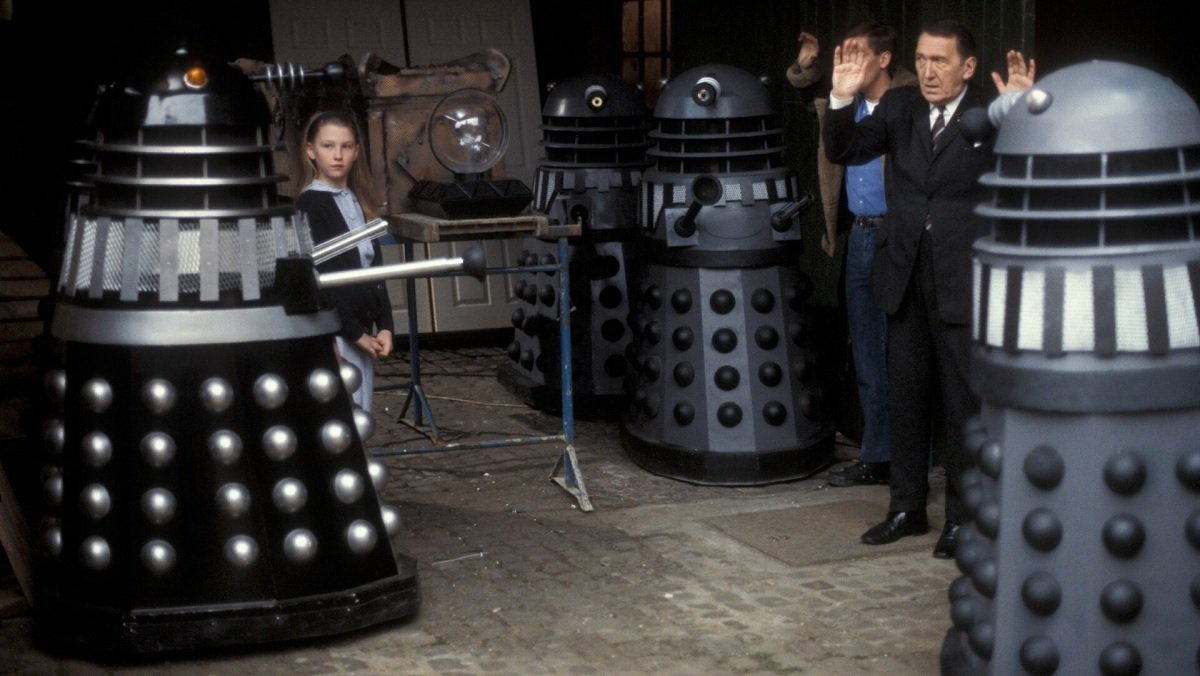 The Daleks take prisoners in the 1960s.