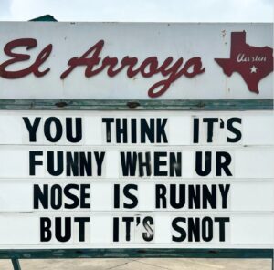 funny dad joke meme about a runny nose