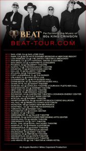 ADRIAN BELEW, TONY LEVIN, STEVE VAI And DANNY CAREY On Upcoming BEAT Tour: 'Sparks Will Fly'