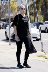 Amanda Bynes was spotted during a solo outing in Los Angeles while holding a $3,000 Chanel purse and black grocery bag