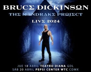BRUCE DICKINSON's Guitarist PHILIP NÄSLUND Shares Video Blog From Mexican Shows Of 'The Mandrake Project' Tour