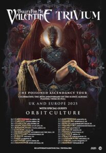 BULLET FOR MY VALENTINE And TRIVIUM Announce Continental European Dates For 'The Poisoned Ascendancy' Tour