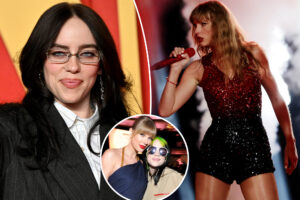 Billie Eilish slams Taylor Swift fans after ‘wasteful’ packaging remarks: 'Sheesh'