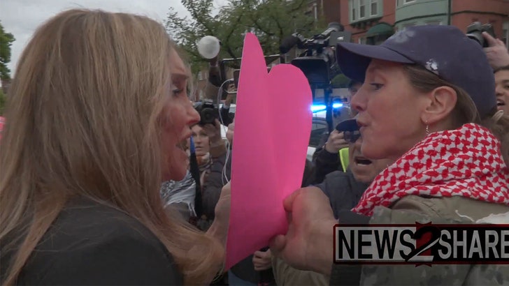 Caitlyn Jenner Confronts Pro-Palestinian Protesters at Correspondents' Dinner