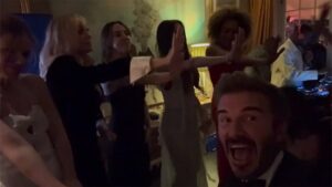 David Beckham Films Spice Girls Reunion At Victoria's Bday Party
