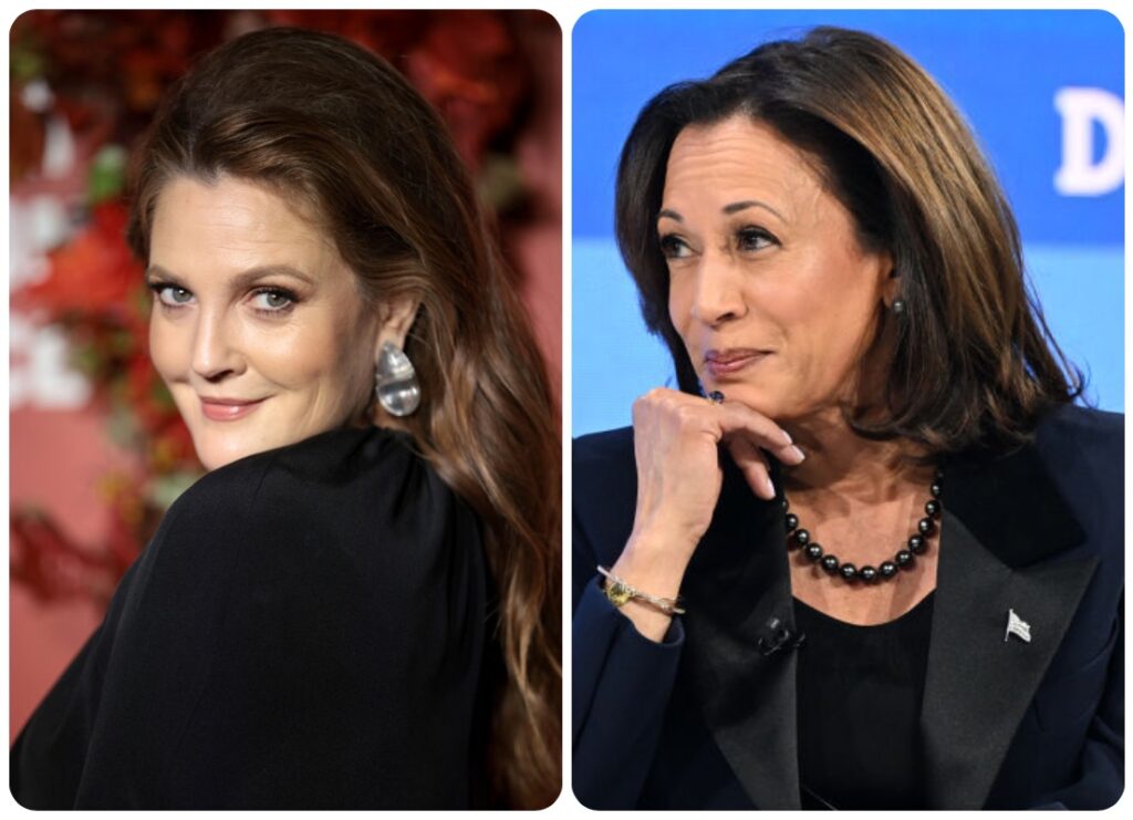 Drew Barrymore x Kamala Harris