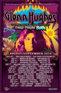 GLENN HUGHES To Perform DEEP PURPLE Classics On August/September 2024 U.S. Tour