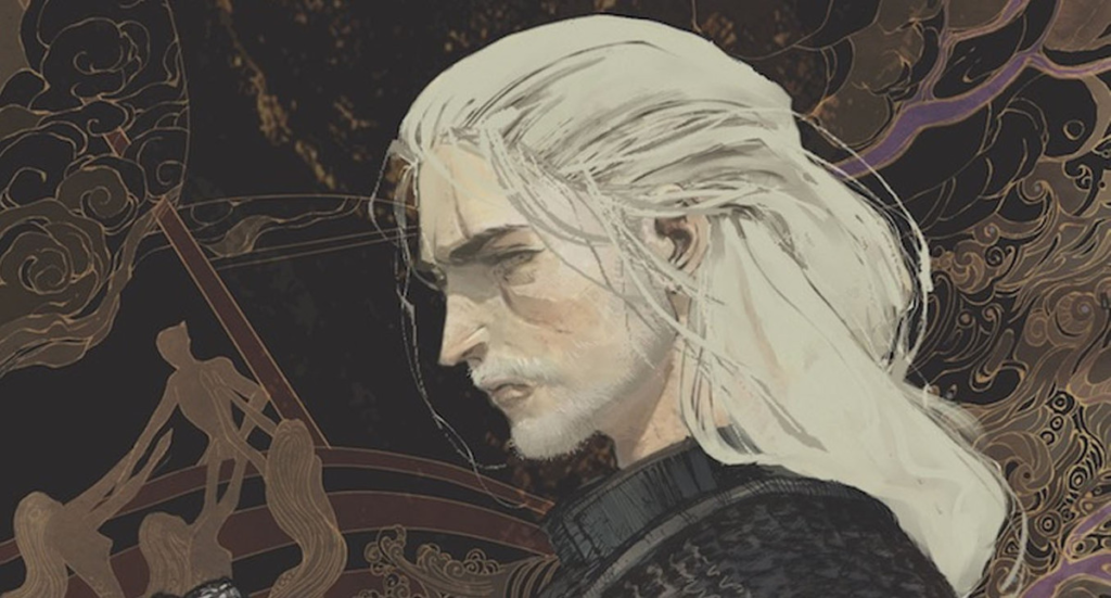 Cover art for one of The Witcher graphic novels