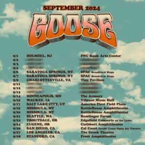 Goose Outline Coast-to-Coast September 2024 Tour Dates