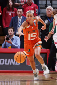 Hanna Cavinder announced on Instagram that she is returning to Miami following a year away