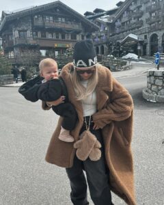 The little tot was recently seen sporting a posh snowsuit worth hundreds