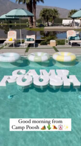 Kourtney Kardashian's lifestyle brand, Poosh, has thrown a wellness retreat to coincide with the music festival, Coachella, since 2022