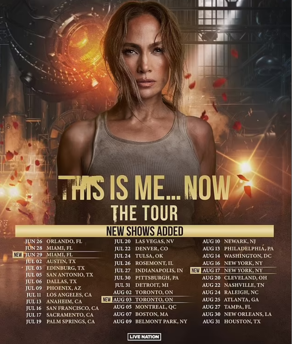 The tour is no longer called This Is Me... Now: The Tour