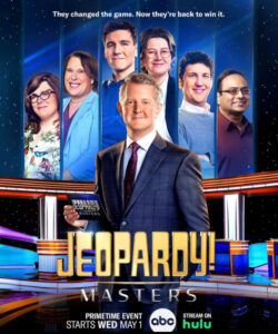 Ken Jennings hosts Jeopardy! Masters starting May 1 on ABC