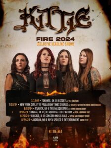KITTIE Announces July/August 2024 North American Headlining Tour Dates