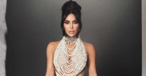 Kim Kardashian Sets Thirst Traps With Her Scorching Images In Bold Swimwear From Her Brand, Netizens Cal It "Lusty" '