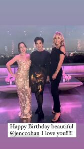 Kris Jenner flaunted her thin frame with some friends