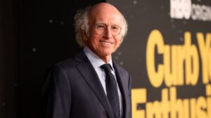 larry david at the premiere of curb your enthusiasm