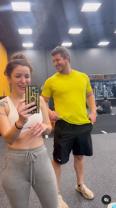 Love is Blind's Amber Pike in Workout Gear Works Out With Matt Barnett