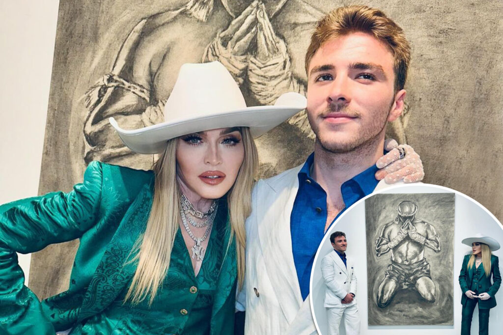 Madonna attends son Rocco Ritchie's solo art exhibition