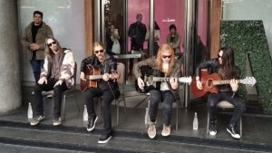 Megadeth Play Acoustic Set in Front of Buenos Aires Hotel