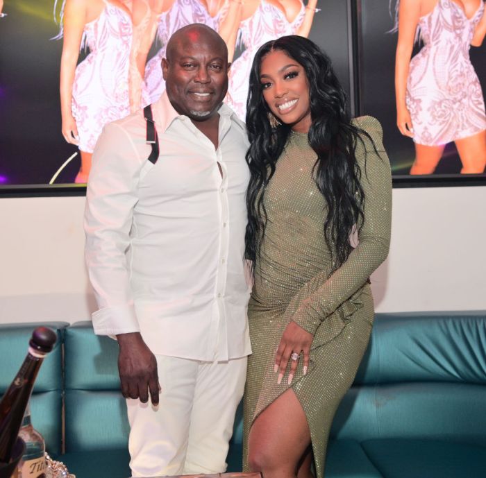 Porsha Williams and Siimon Guobadia attend Private Birthday Celebration