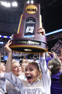 Olivia Dunne was a part of the LSU team that won the NCAA Gymnastics National Championship