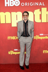 Robert Downey Jr. has stepped out on the red carpet in high-heeled shoes years after sporting the same style while filming Iron Man
