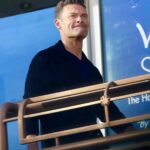 Ryan Seacrest was seen enjoying a sushi dinner with a friend at Sushi Park in West Hollywood