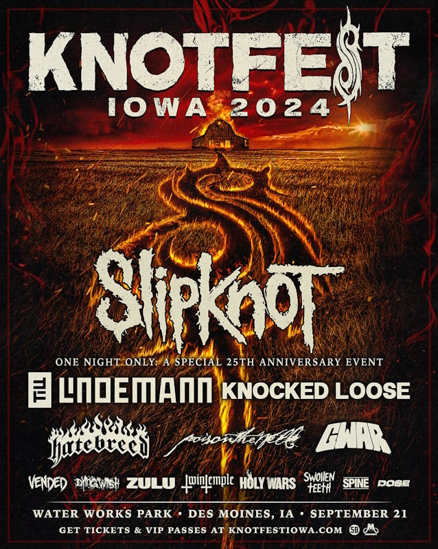 SLIPKNOT To Be Joined By TILL LINDEMANN, HATEBREED, POISON THE WELL