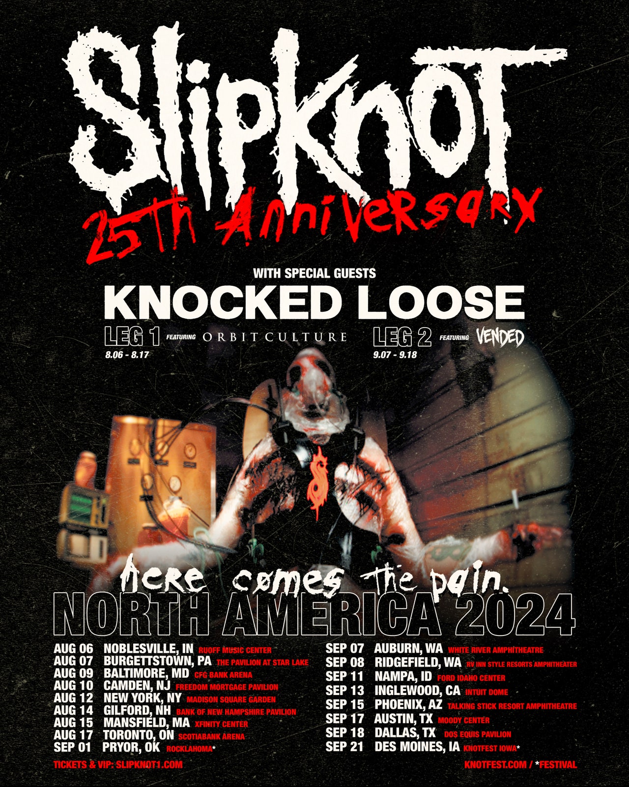 Slipknot Announce Knotfest 2024 and 25th Anniversary Tour Cirrkus News