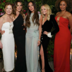 Geri Horner, Mel C, Victoria Beckham, Emma Bunton and Mel B pictured at Posh's 50th - Scary Spice shared the photo last night